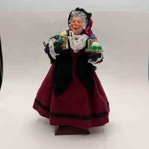 Simpich Grandmama Character Doll 1993 Handmade Christmas Carolers Colorado Art